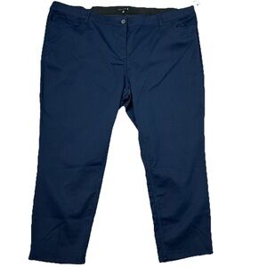 NWT Ryan Wylde women’s  Navy Pants size 28W elastic waistband